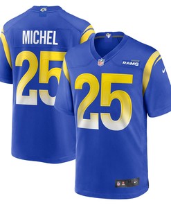 Sony Michel Los Angeles Rams Player Game Jersey - Royal Nfl - Robokeg