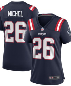 Sony Michel New England Patriots Womens Game Jersey - Navy Nfl - Robokeg