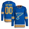 St Louis Blues Adidas Alternate Authentic Pro Custom Jersey Blue Custom Jerseys Nhl - Robokeg