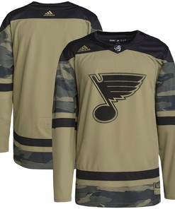 St. Louis Blues Adidas Military Appreciation Team Authentic Practice Jersey - Camo Nhl - Robokeg