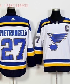 St. Louis Blues Alex Pietrangelo #27 2020 Nhl White Jersey Jersey - Robokeg