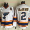St. Louis Blues Allan Macinnis #2 2020 Nhl White Jersey Jersey - Robokeg