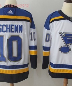 St. Louis Blues Brayden Schenn #10 2020 Nhl White Jersey Jersey - Robokeg