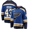 St. Louis Blues Calle Rosen 43 Home 2022 Stanley Cup Playoffs Breakaway Men Jersey - Royal - Robokeg