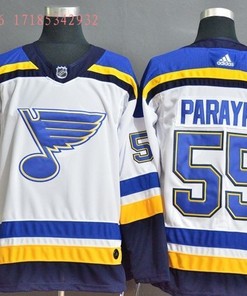 St. Louis Blues Colton Parayko #55 2020 Nhl White Jersey Jersey - Robokeg