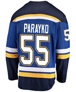 St. Louis Blues Colton Parayko 55 Home 2022 Stanley Cup Playoffs Breakaway Men Jersey - Royal - Robokeg