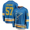 St. Louis Blues David Perron 57 Alternate 2022 Stanley Cup Playoffs Breakaway Men Jersey - Blue - Robokeg