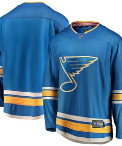 St. Louis Blues Fanatics Branded Alternate Breakaway Jersey - Blue Nhl - Robokeg