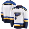 St. Louis Blues Fanatics Branded Breakaway Away Jersey - White Nhl - Robokeg