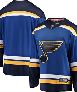 St Louis Blues Fanatics Branded Breakaway Home Jersey Blue Nhl - Robokeg