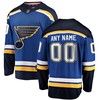 St. Louis Blues Fanatics Branded Home Breakaway Custom Jersey - Blue Custom Jerseys Nhl - Robokeg