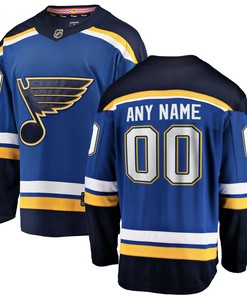 St Louis Blues Fanatics Branded Home Breakaway Custom Jersey Blue Custom Jerseys Nhl - Robokeg