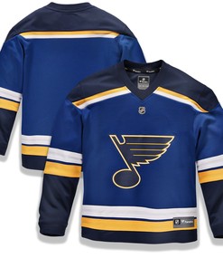 St. Louis Blues Fanatics Branded Home Replica Blank Jersey - Blue Nhl - Robokeg