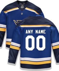 St. Louis Blues Fanatics Branded Home Replica Custom Jersey - Blue Custom Jerseys Nhl - Robokeg