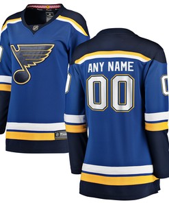 St. Louis Blues Fanatics Branded Womens Home Breakaway Custom Jersey - Blue Custom Jerseys Nhl - Robokeg