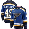 St. Louis Blues Ivan Barbashev 49 Home 2022 Stanley Cup Playoffs Breakaway Men Jersey - Royal - Robokeg
