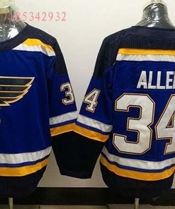 St. Louis Blues Jake Allen #34 2020 Nhl Blue Jersey Jersey - Robokeg