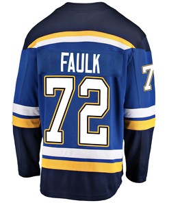 St. Louis Blues Justin Faulk 72 Home 2022 Stanley Cup Playoffs Breakaway Men Jersey - Royal - Robokeg