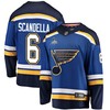 St. Louis Blues Marco Scandella 6 Home 2022 Stanley Cup Playoffs Breakaway Men Jersey - Royal - Robokeg
