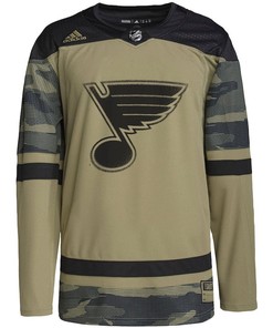 St. Louis Blues Military Appreciation Team Practice Men Jersey - Camo - Robokeg