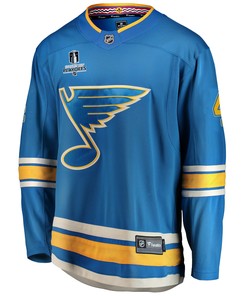 St. Louis Blues Nick Leddy 4 Alternate 2022 Stanley Cup Playoffs Breakaway Men Jersey - Blue - Robokeg