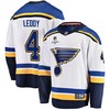 St. Louis Blues Nick Leddy 4 Away 2022 Stanley Cup Playoffs Breakaway Men Jersey - White - Robokeg