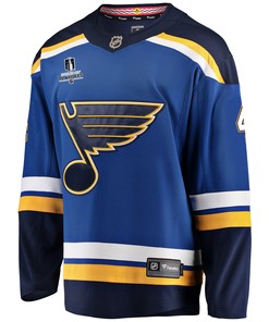 St. Louis Blues Nick Leddy 4 Home 2022 Stanley Cup Playoffs Breakaway Men Jersey - Royal - Robokeg