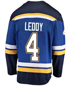 St. Louis Blues Nick Leddy 4 Home 2022 Stanley Cup Playoffs Breakaway Men Jersey - Royal - Robokeg
