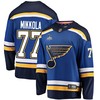 St. Louis Blues Niko Mikkola 77 Home 2022 Stanley Cup Playoffs Breakaway Men Jersey - Royal - Robokeg
