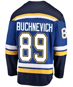 St. Louis Blues Pavel Buchnevich 89 Home 2022 Stanley Cup Playoffs Breakaway Men Jersey - Royal - Robokeg