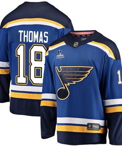 St. Louis Blues Robert Thomas 18 Home 2022 Stanley Cup Playoffs Breakaway Men Jersey - Royal - Robokeg