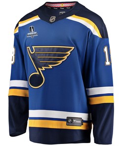 St. Louis Blues Robert Thomas 18 Home 2022 Stanley Cup Playoffs Breakaway Men Jersey - Royal - Robokeg