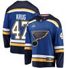 St. Louis Blues Torey Krug 47 Home 2022 Stanley Cup Playoffs Breakaway Men Jersey - Royal - Robokeg
