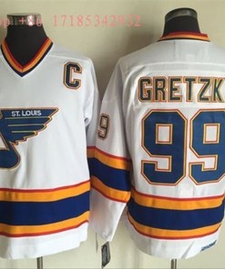 St. Louis Blues Wayne Gretzky #99 2020 Nhl White Jersey Jersey - Robokeg