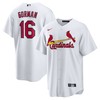 St Louis Cardinals #16 Nolan Gorman Home Replica Jersey - White - Robokeg