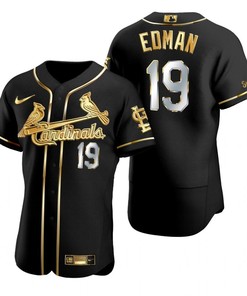 St. Louis Cardinals #19 Tommy Brandedman Mlb Golden Brandedition Black Jersey Gift For Cardinals Fans - Robokeg
