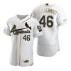 St. Louis Cardinals #46 Paul Goldschmidt Mlb Golden Brandedition White Jersey Gift For Cardinals Fans - Robokeg