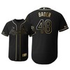 St. Louis Cardinals #48 Harrison Bader Mlb 2019 Golden Brandedition Black Jersey Gift For Cardinals Fans - Robokeg