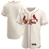 St Louis Cardinals Alternate Authentic Team Jersey Cream Mlb - Robokeg