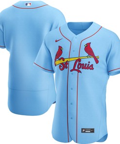 St. Louis Cardinals Alternate Authentic Team Jersey - Light Blue Mlb - Robokeg