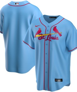 St Louis Cardinals Alternate Replica Team Jersey Light Blue Mlb - Robokeg