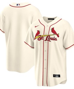 St. Louis Cardinals Alternate Team Men Jersey - Cream - Robokeg