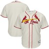St. Louis Cardinals Big & Tall Replica Team Jersey - Cream Mlb - Robokeg