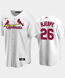 St. Louis Cardinals Cooper Hjerpe 26 2022-23 Draft White Home Jersey - Robokeg