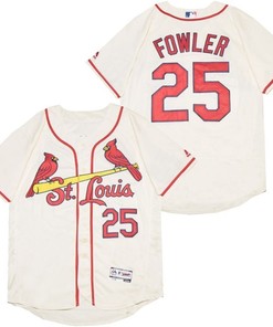 St Louis Cardinals Dexter Fowler #25 2020 Mlb White Jersey - Robokeg