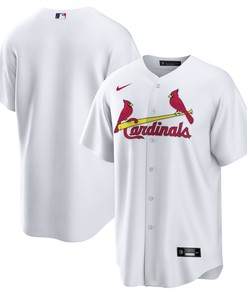 St. Louis Cardinals Home Blank Replica Jersey - White Mlb - Robokeg