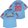 St Louis Cardinals Lou Brock #20 2020 Mlb Blue Jersey - Robokeg