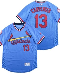 St Louis Cardinals Matt Carpenter #13 2020 Mlb Blue Jersey - Robokeg