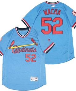 St Louis Cardinals Michael Wacha #52 2020 Mlb Blue Jersey - Robokeg
