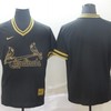 St Louis Cardinals Mlb Gold Brandedition Black Personalized Jersey - Robokeg